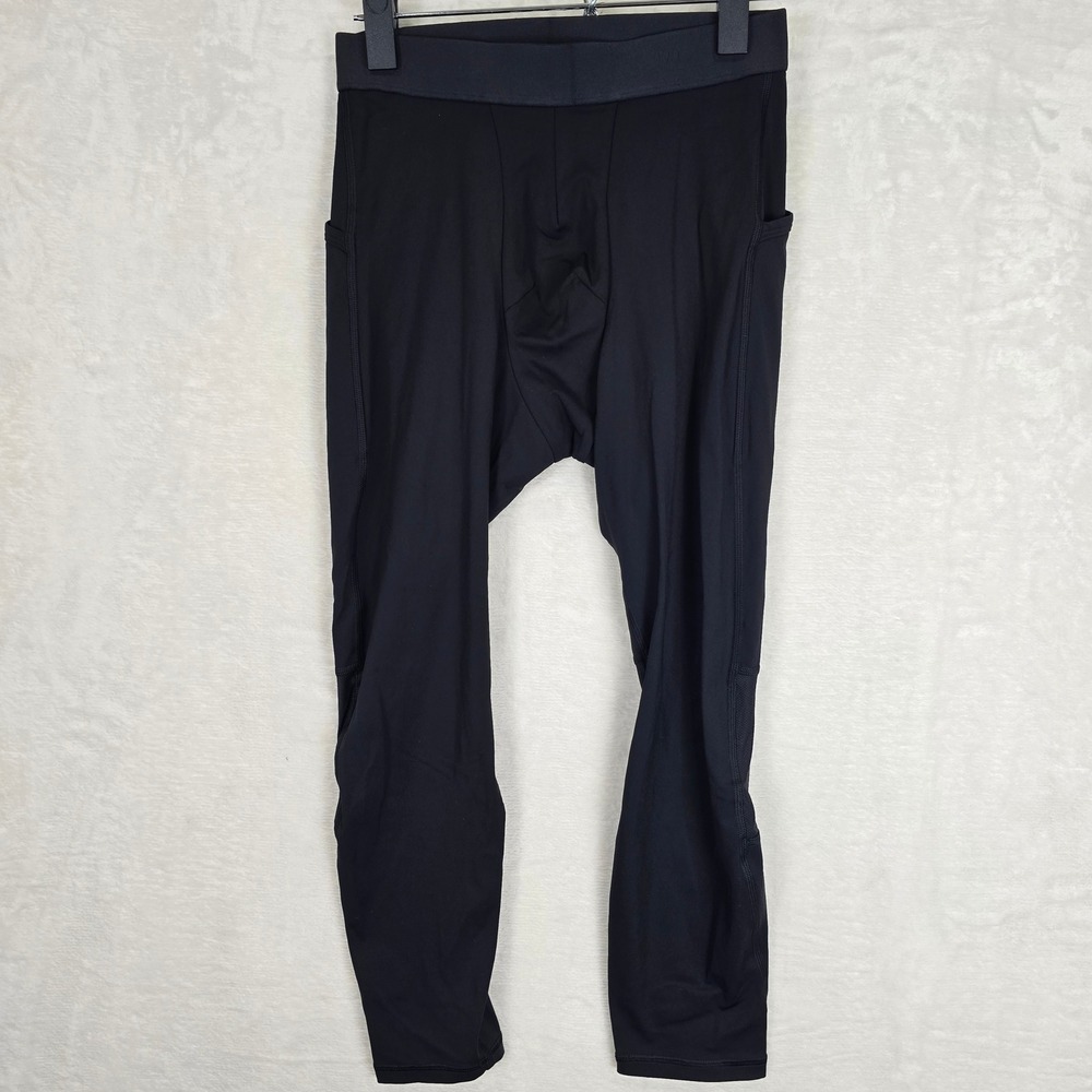 Lululemon Mens Surge Warm Tight Black Running Leggings Compression Size M